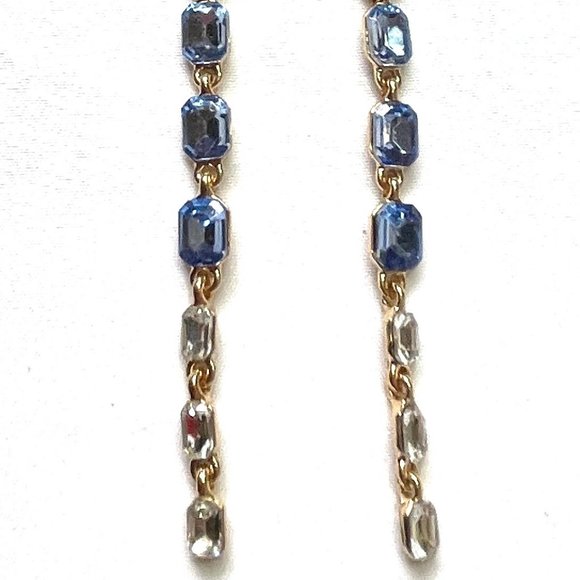 NWT NM 4,5" Long Dangle Gradient Earrings - Picture 6 of 9